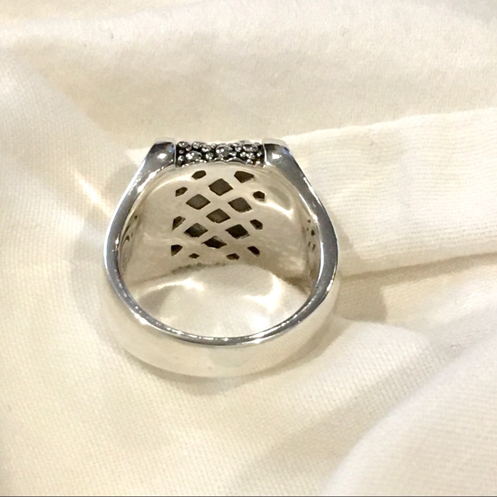 MICHAEL DAWKINS Starry Night Sterling Silver Ring Sz 8 - Picture 8 of 15